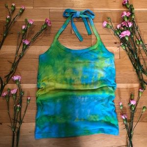 Tie Dyed Halter Top Aerie size Medium